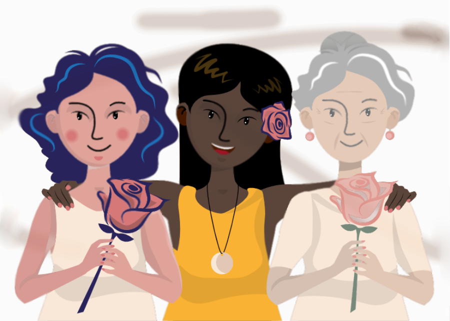 3 ladies